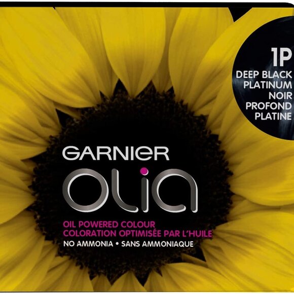Garnier Olia Permanent Oil Powered Hair Color, 1P Deep Black Platinum - Picture 4 of 7